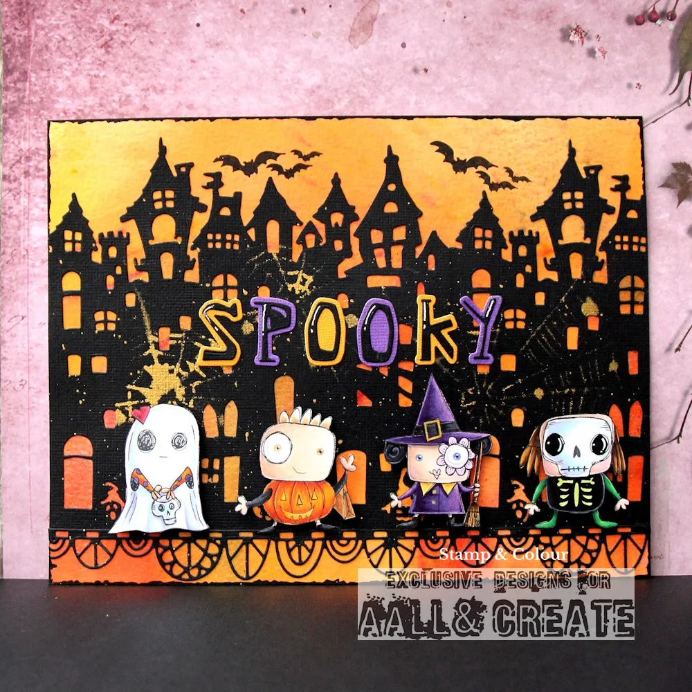 AALL and Create Trickz & Treatz Stanzenset 5er Halloween