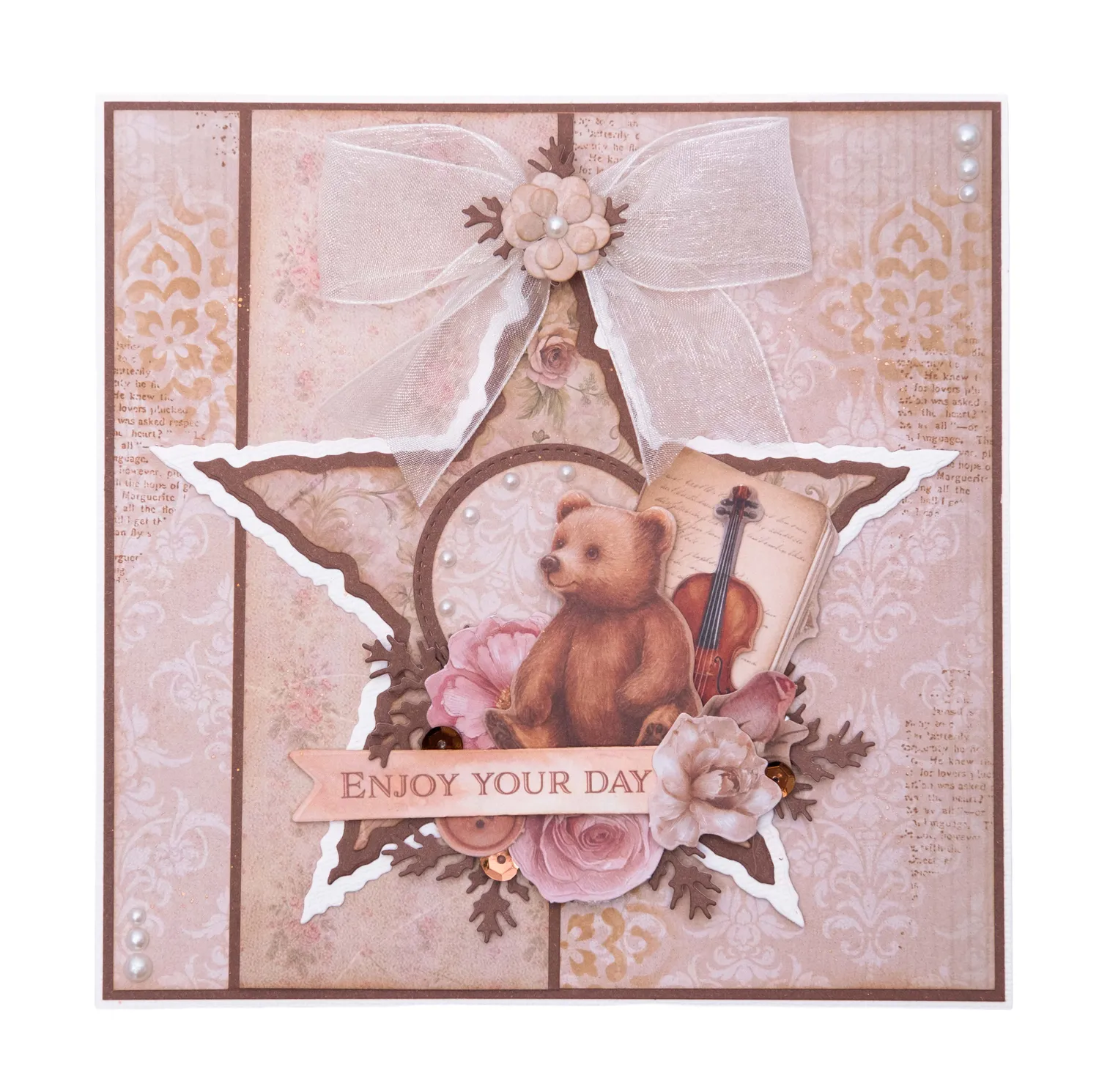 StudioLight Essentials Torn Edge Star Stanzschablone