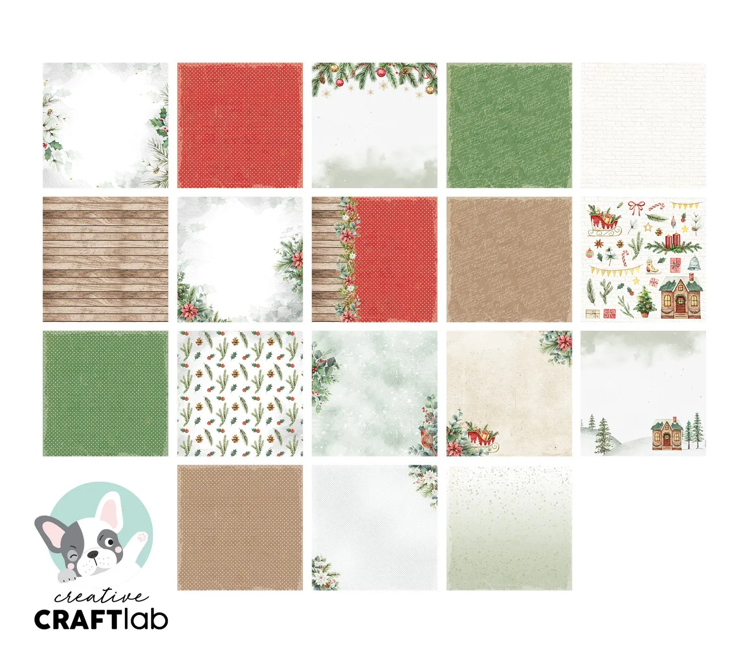 Creative Craftlab Essentials A Christmas Story Designpapier
