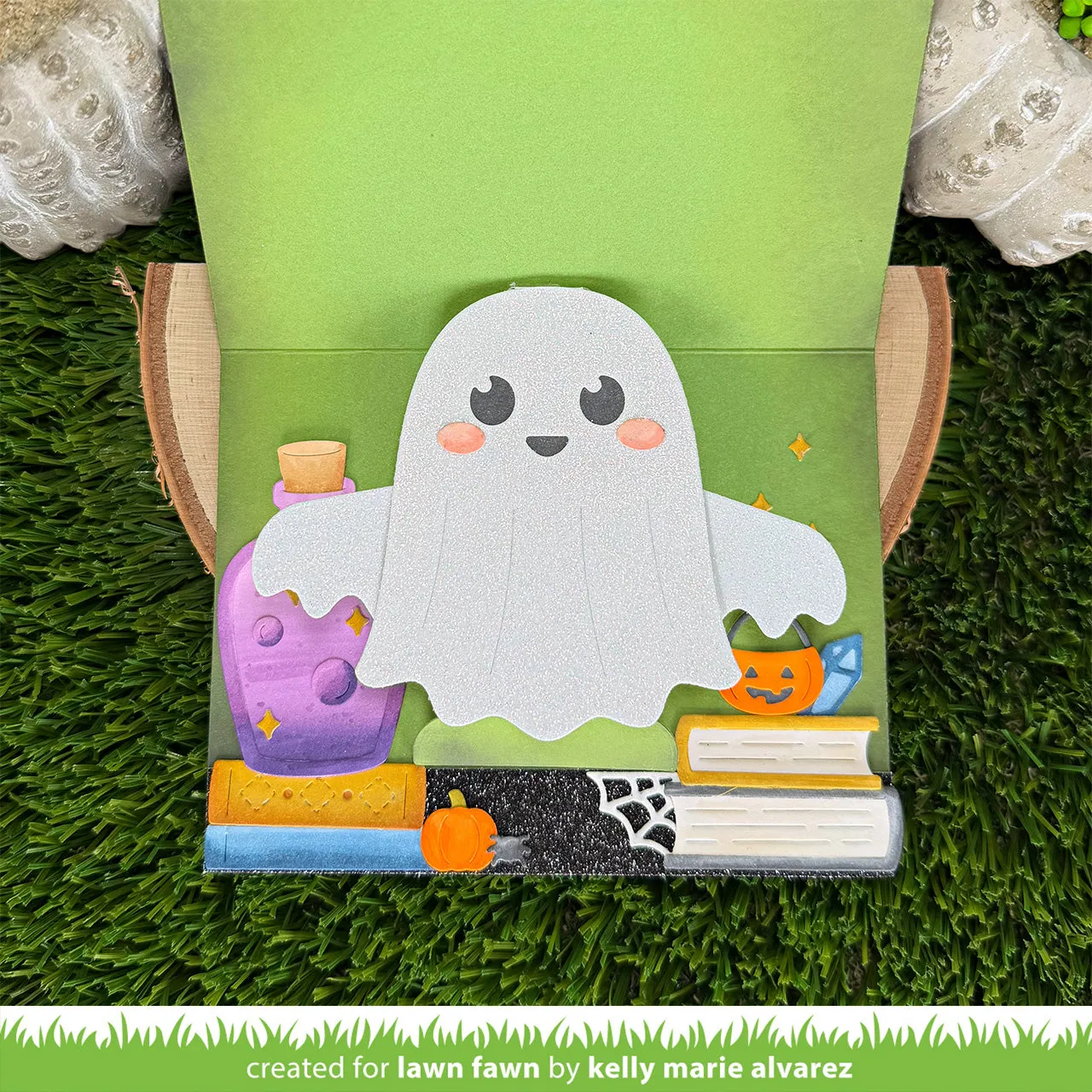 Lawn Fawn Big Hugs Ghost Stanze 4teilig Halloween