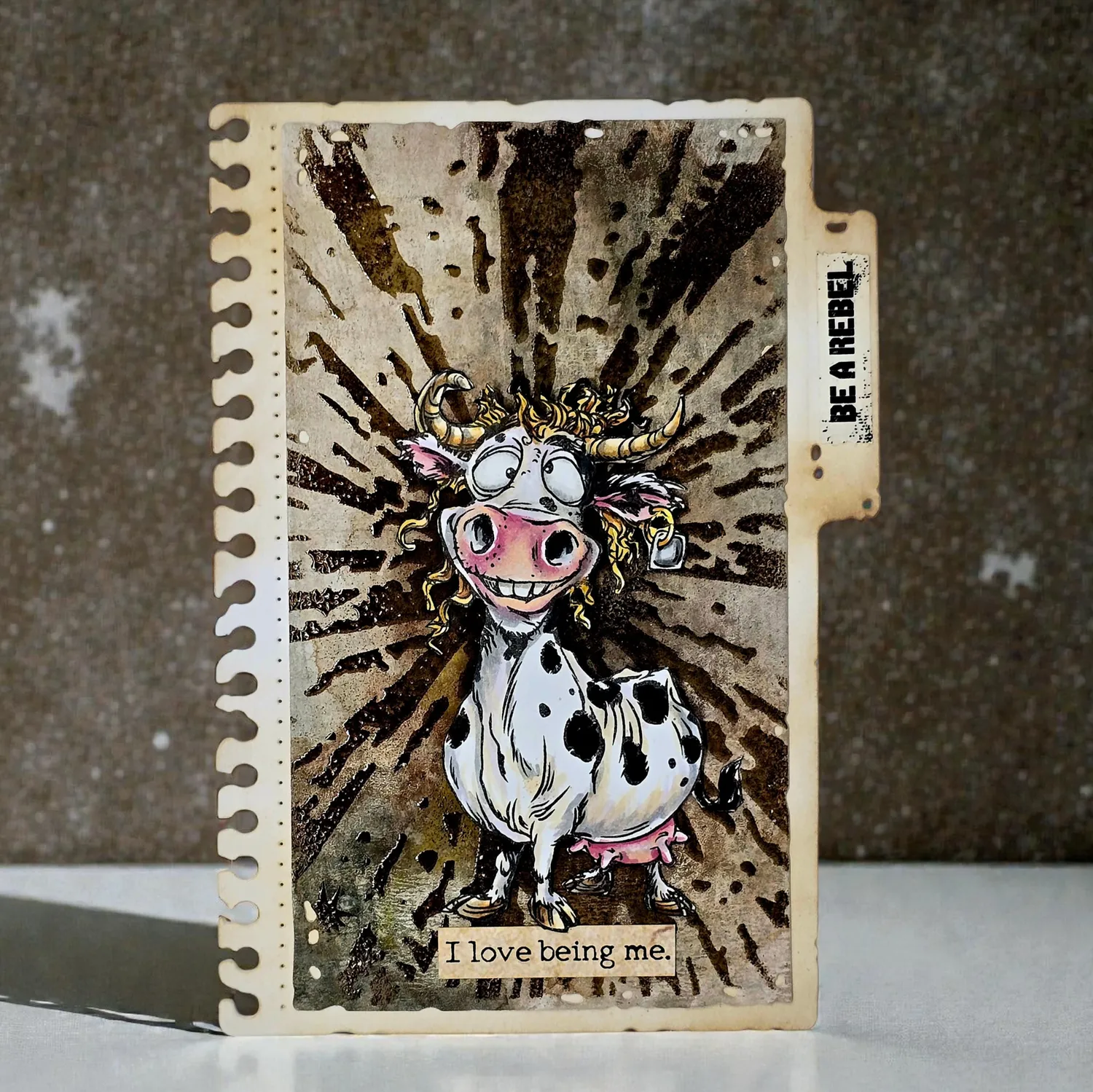 AALL and Create TP-1407 Holy Cow! Stempelset A6 Kuh