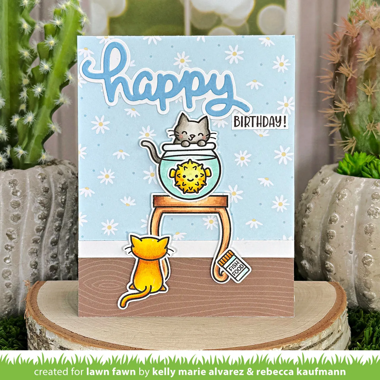 Lawn Fawn Scripty Happy Outline Add-On Stanze Kontur