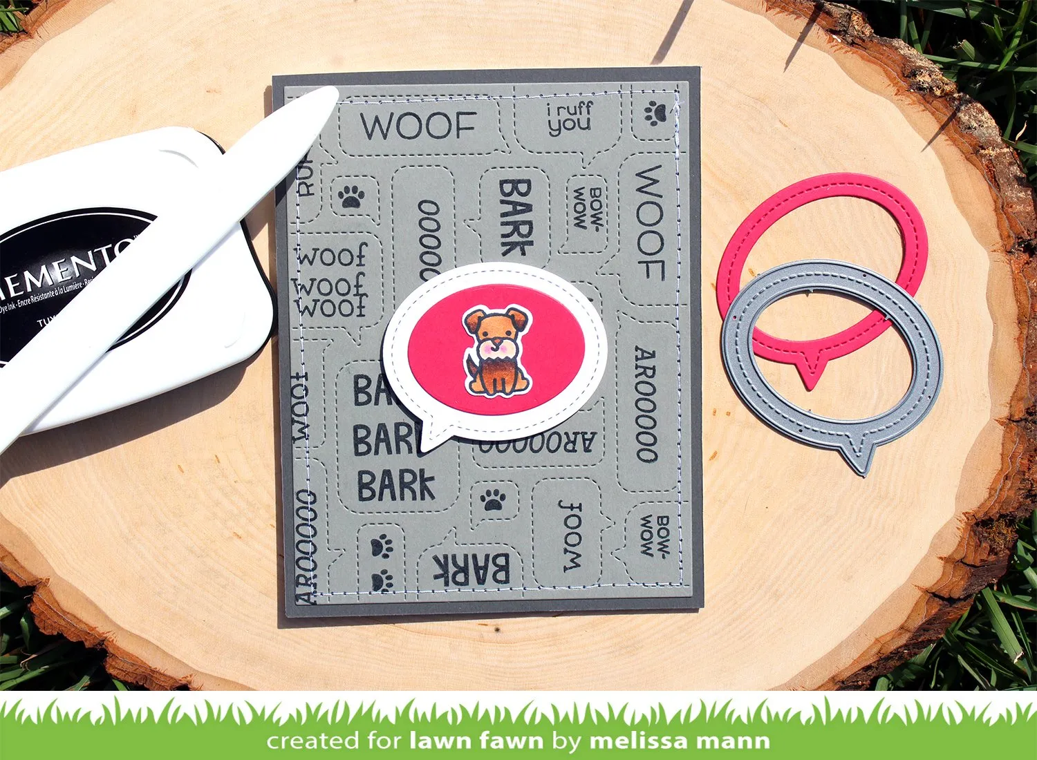 Lawn Fawn Stitched Speech Bubble Frames Stanzen Sprechblasen 3tlg