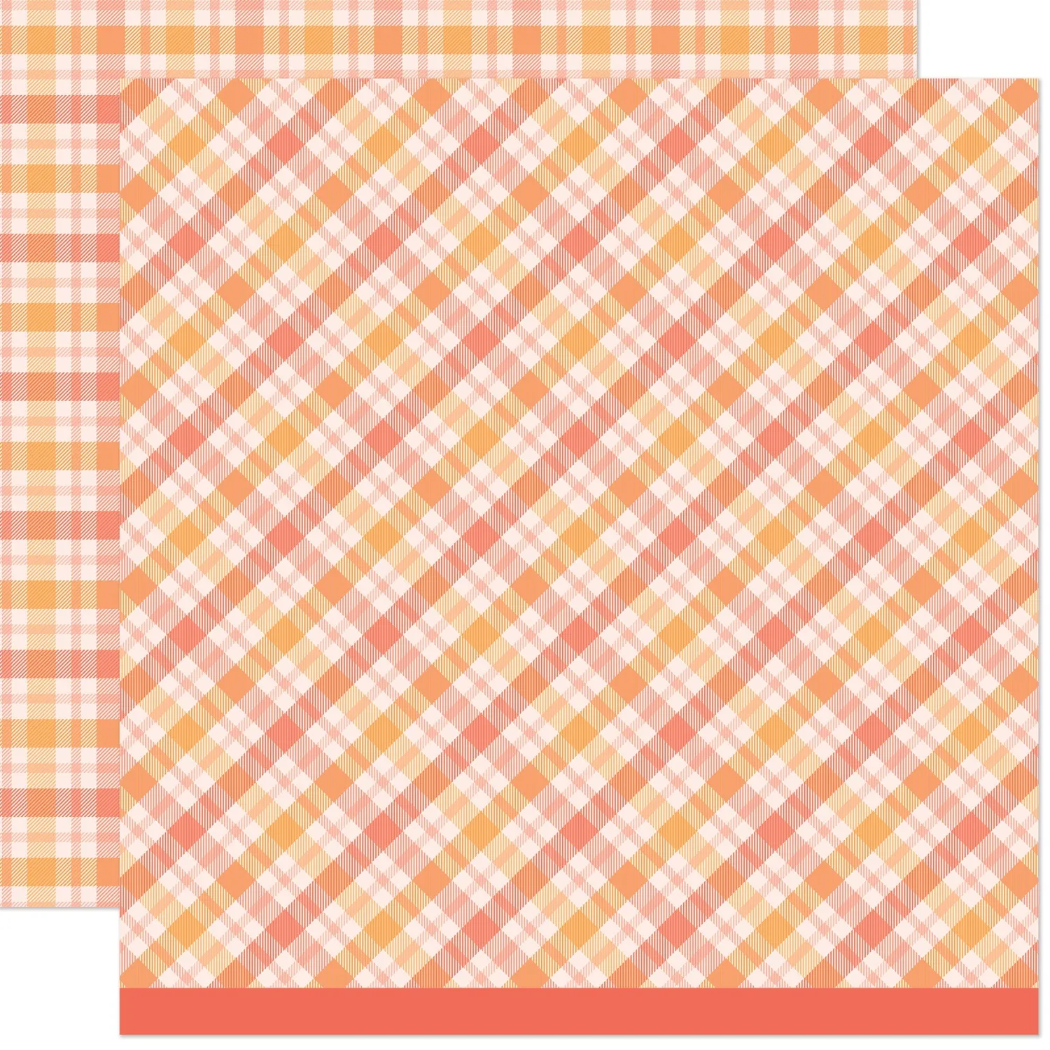 Lawn Fawn Pumpkin Spice Designpapier 12x12 Herbst Karo