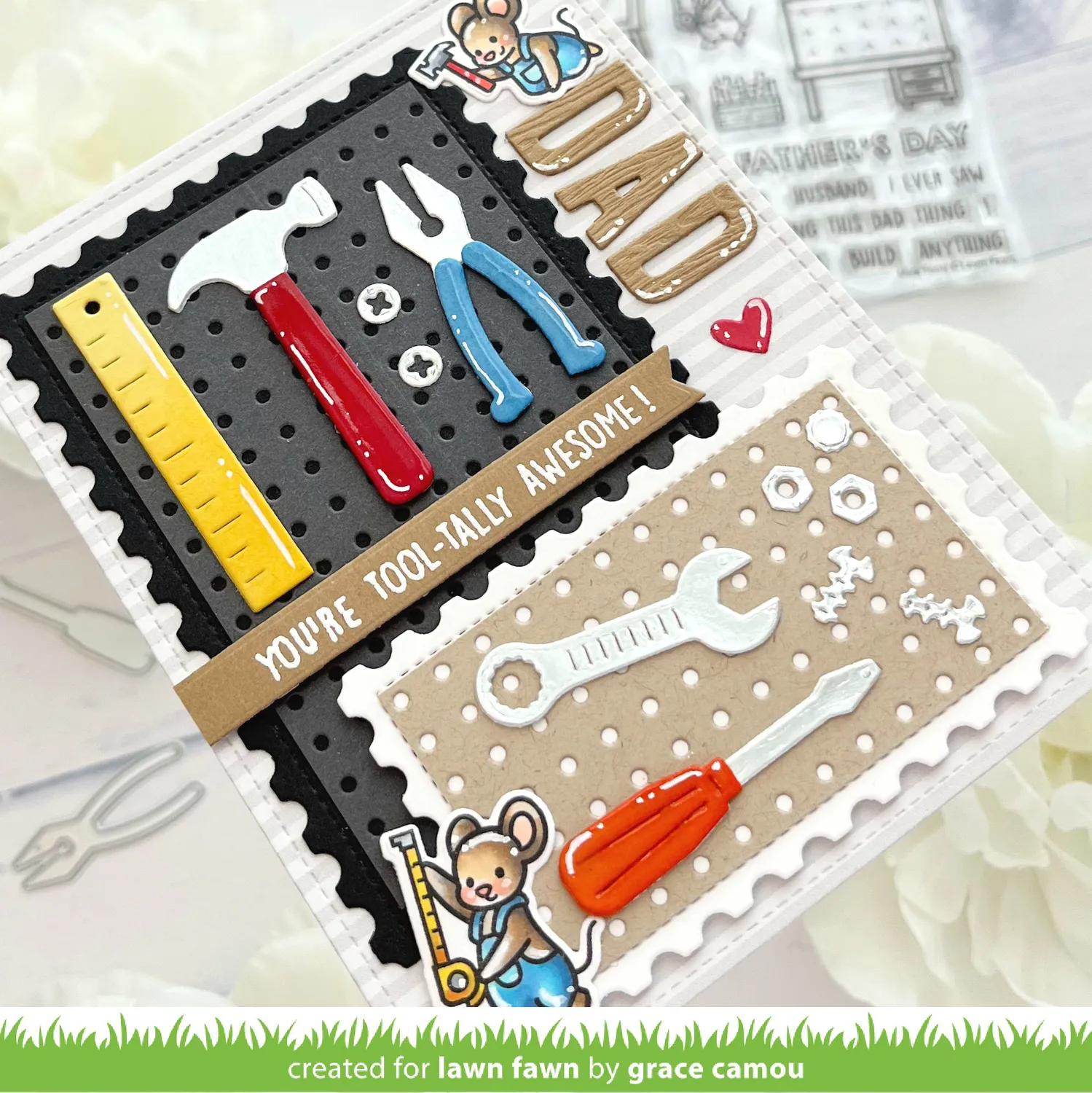 Lawn Fawn Build-A-Toolbox Stanzschablonen 13-teilig Werkzeug