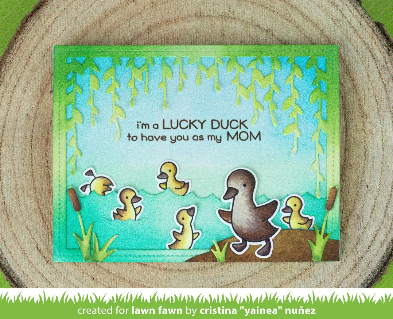 Lawn Fawn Rub-a-dub-dub LF1583 Stempelset Ente Baby