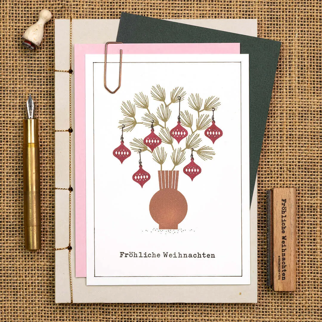 Perlenfischer Christbaumschmuck Stempel 12x15mm