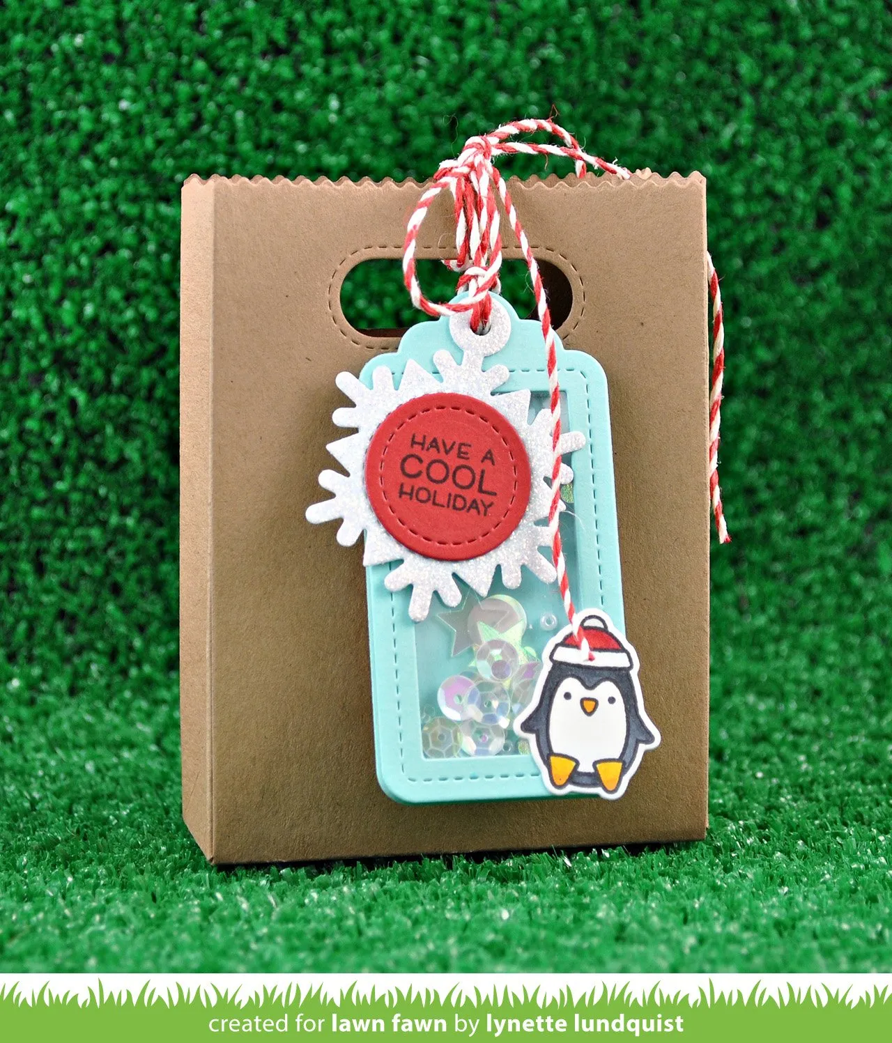 Lawn Fawn Say What? Gift Tags Stanzen Sprechblasen 4-teilig
