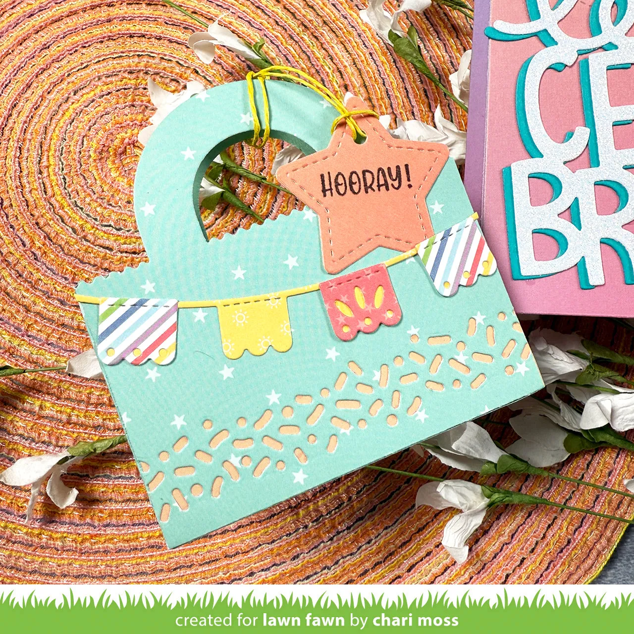 Lawn Fawn Sprinkles Border Lawn Cuts Stanzschablone Geburtstag