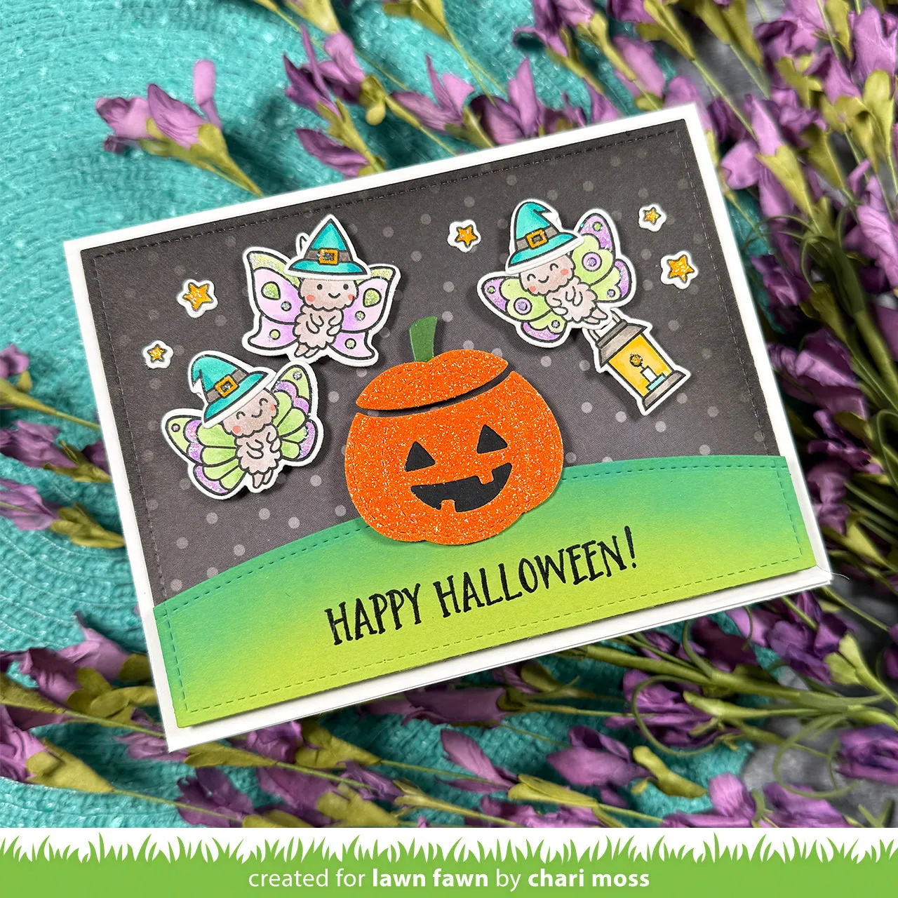 Lawn Fawn All the Witch Hats Stempelset Halloween
