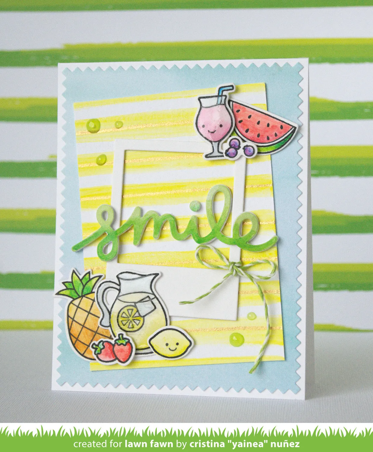 Lawn Fawn Scripty Smile LF1198 Stanzschablone 8,9 cm Schreibschrift