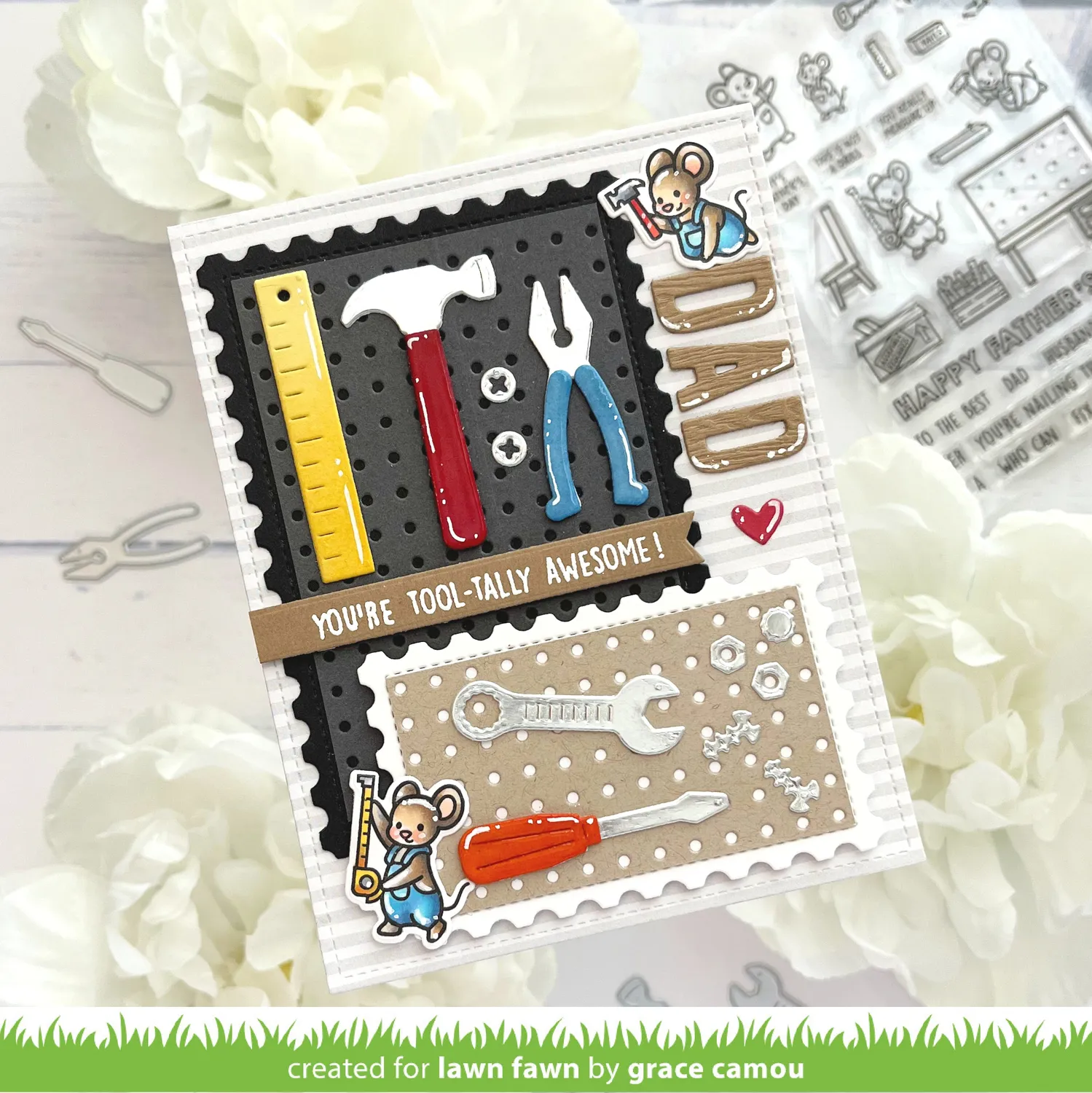 Lawn Fawn Build-A-Toolbox Stanzschablonen 13-teilig Werkzeug