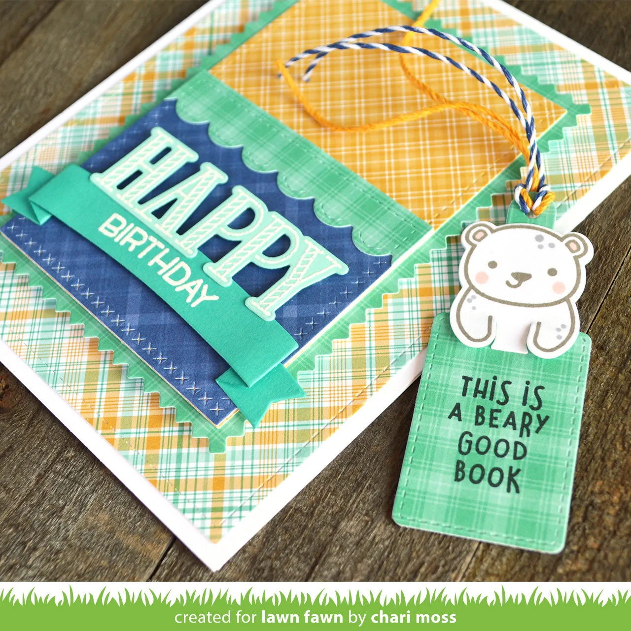 Lawn Fawn For You, Deer Add-On Stanzen Lesezeichen