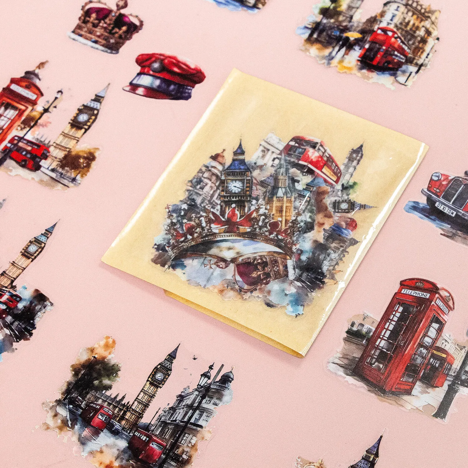 Ieebee Travel Around World PET Sticker 30 Stück Paris