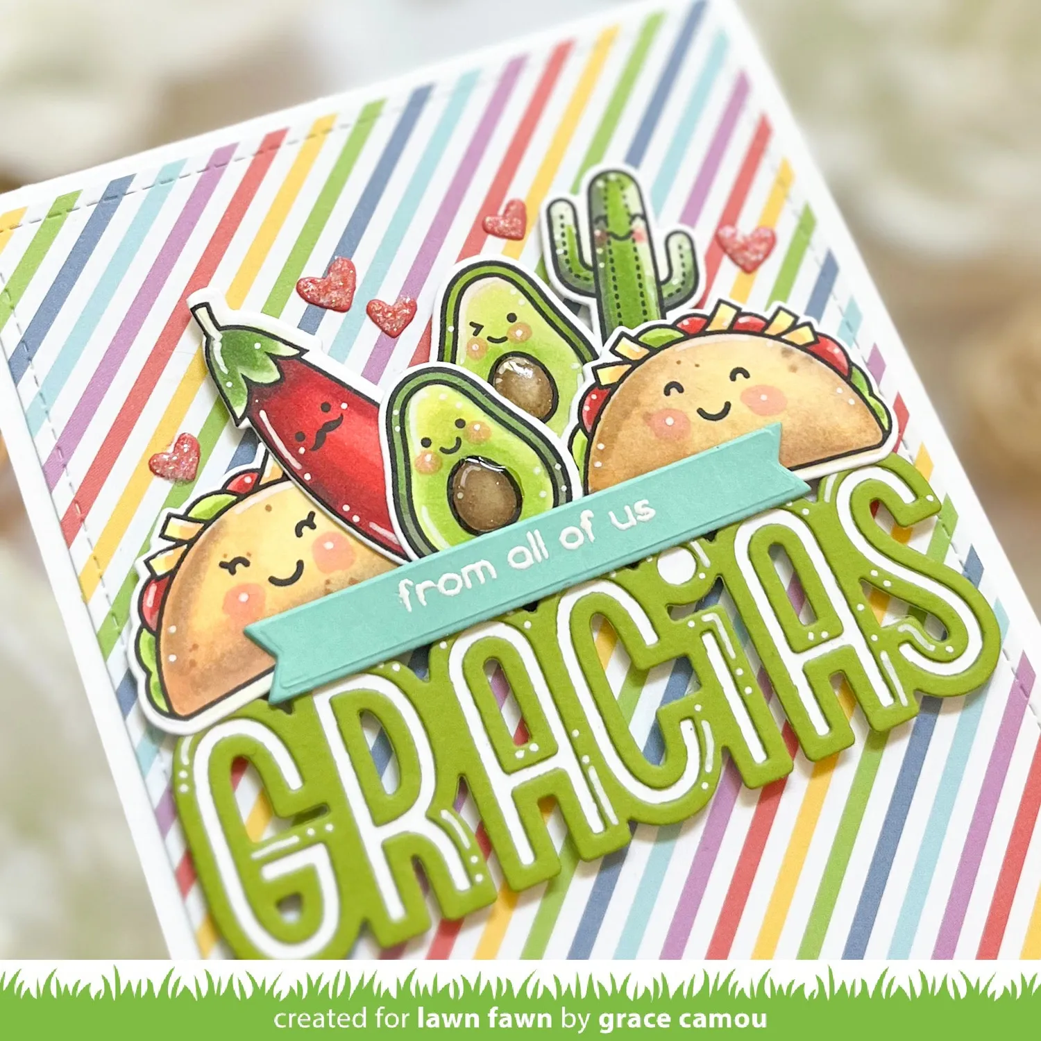 Lawn Fawn Year Nine Stempel Taco Mini