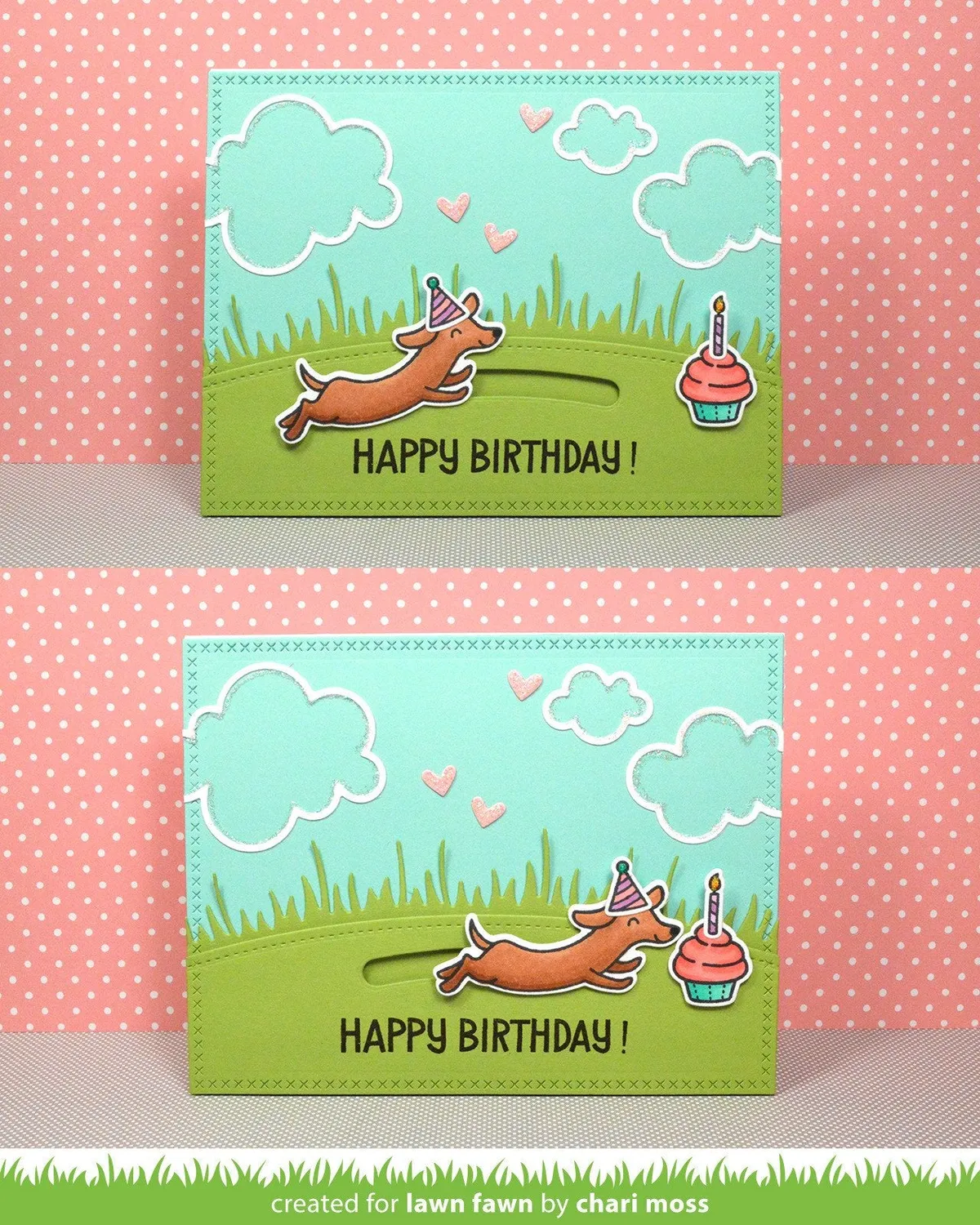Lawn Fawn Lawn Cuts Slide On Over Stanzschablone Slider