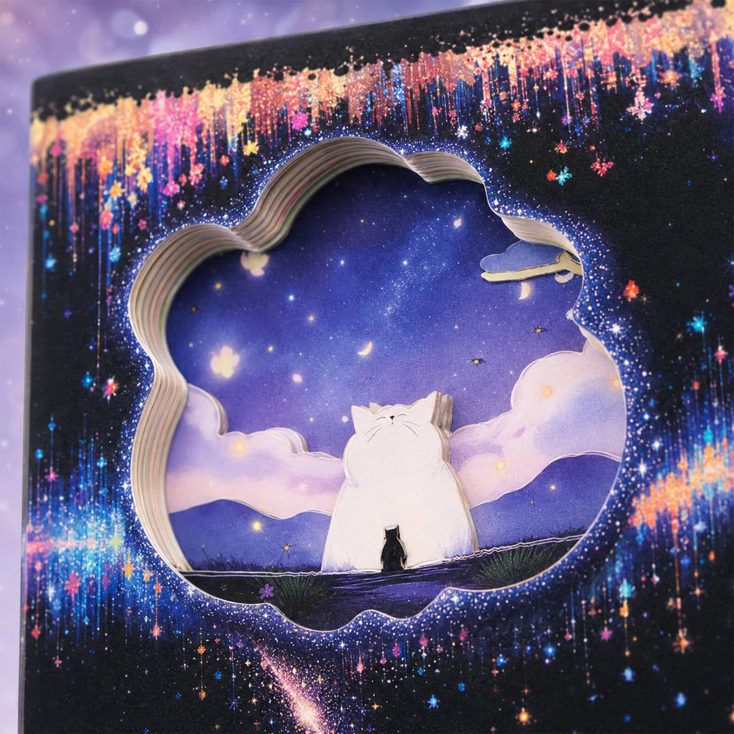 Ieebee Starlit Fairy Dreams 3D Journal 60 Seiten Sternenhimmel