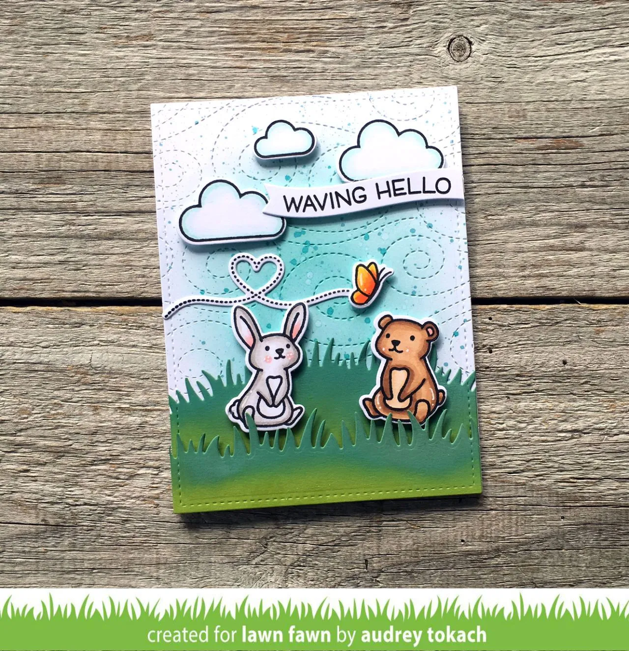Lawn Fawn Lawn Cuts Simple Wavy Banners Stanzschablonen 3er wellig