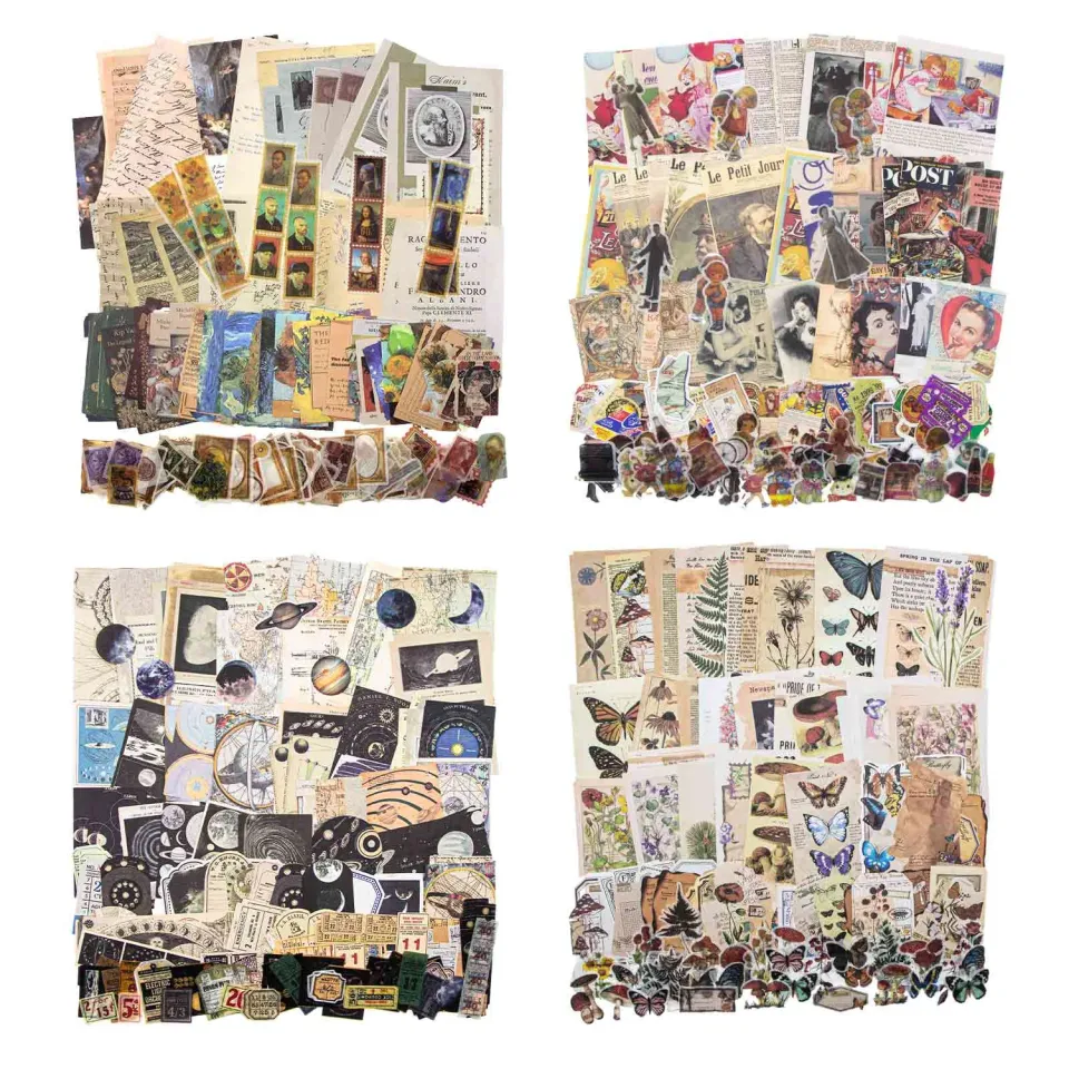 Ieebee Yesterday Once More Deko-Papier 200-teilig Vintage