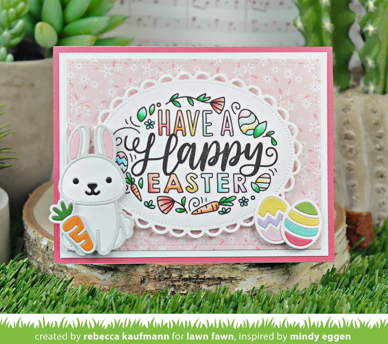 Lawn Fawn Springtime Bunny Stanzschablone Hase Ostern