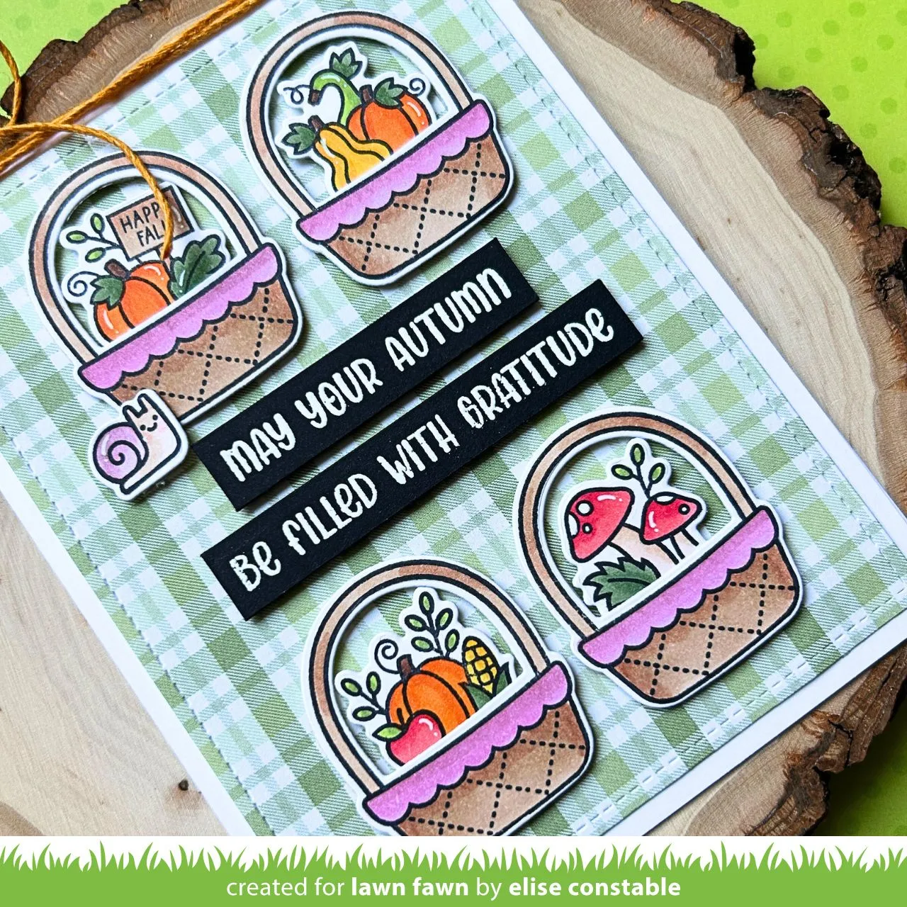 Lawn Fawn Henrys Fall Stempelset Herbst Englisch 2025
