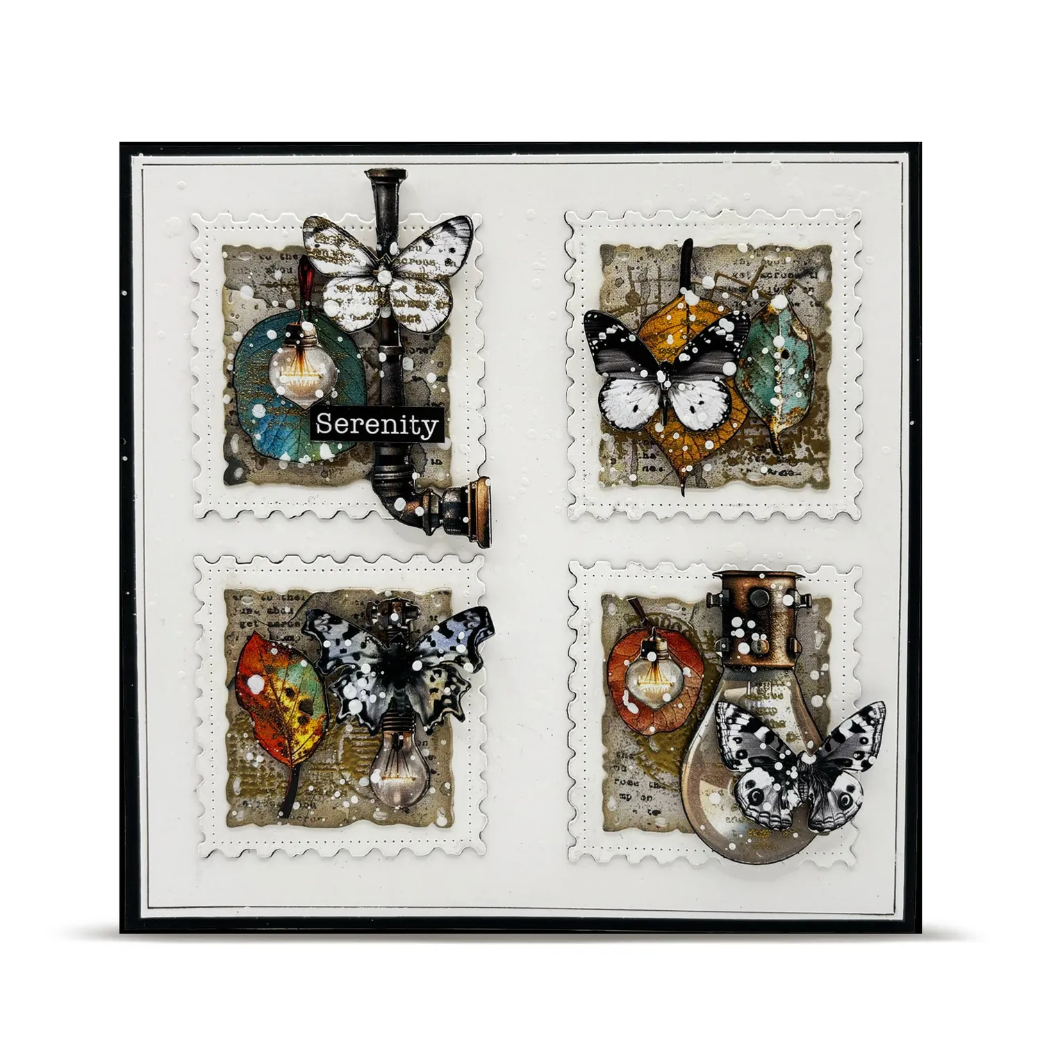 AALL and Create Monochrome Garden Collection Pack 10-teilig Botanik
