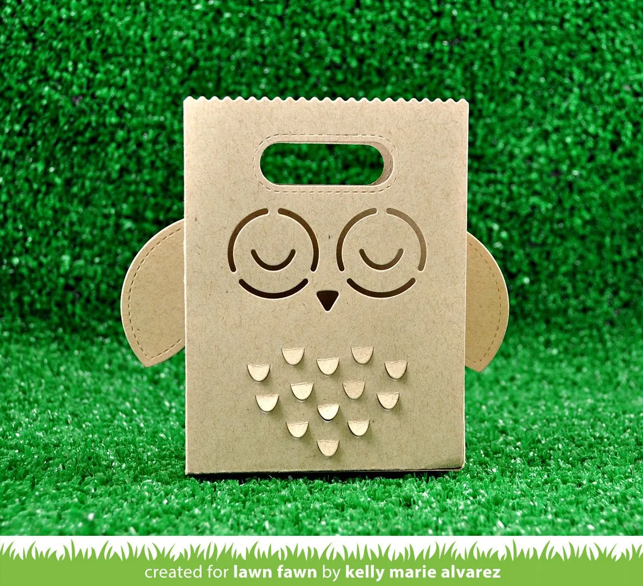 Lawn Fawn Give a Hoot LF987 Stanzschablonen Eule