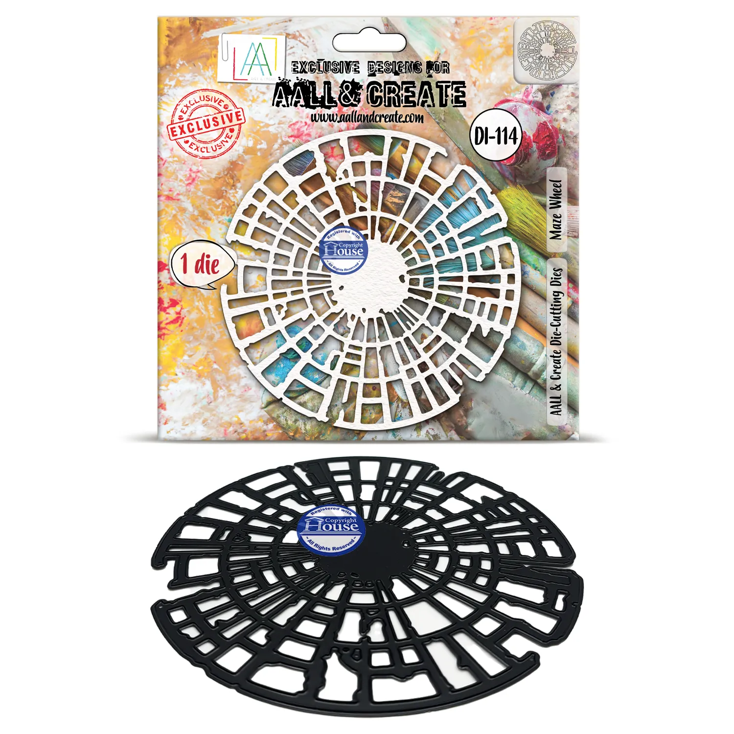 AALL and Create Autour de Mwa Schablone Stanzschablonen-Set 6x6