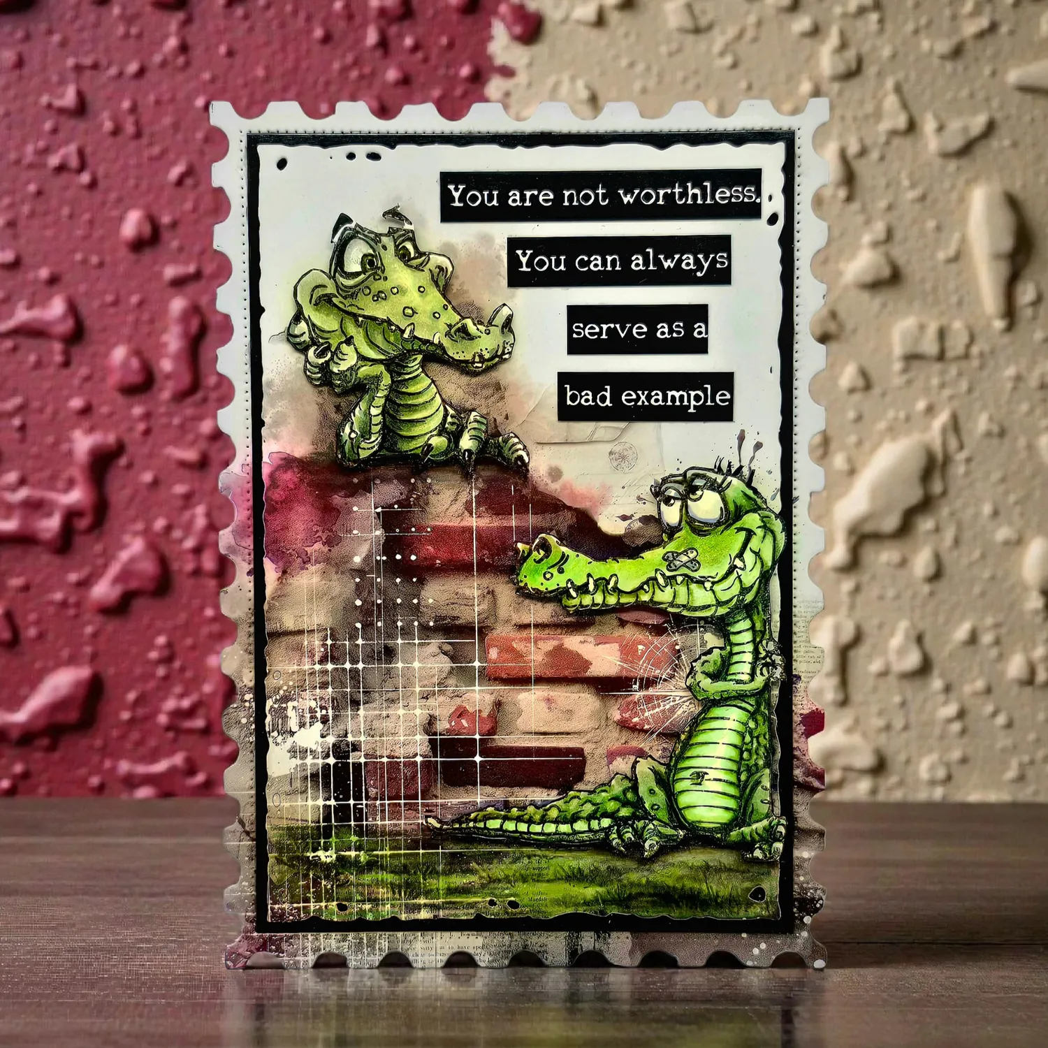 AALL and Create TP-1411 Beware the Smile Stempelset A6 9-teilig