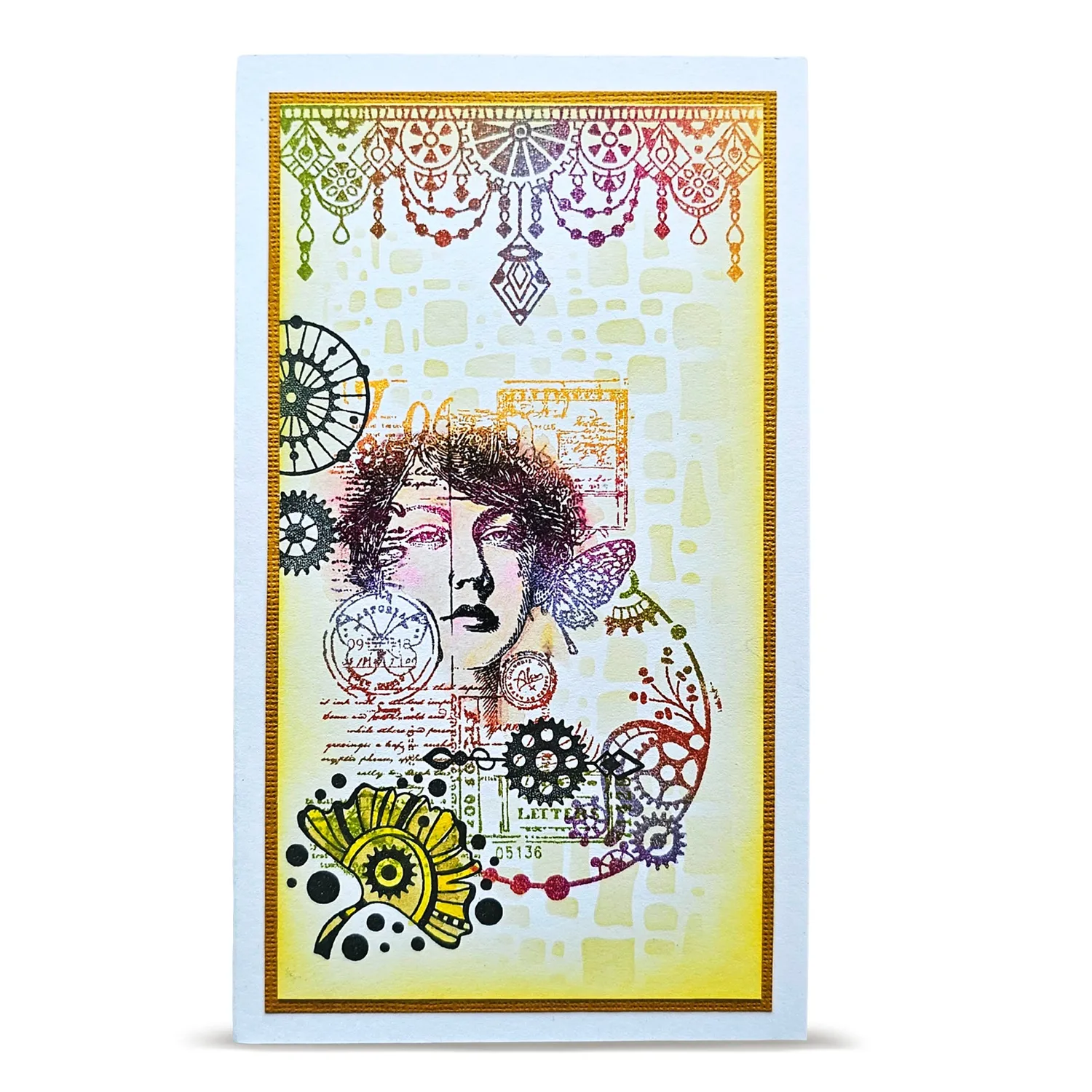 AALL and Create Azoline Cercle De Couleurs Stempelset Bundle A6 clear