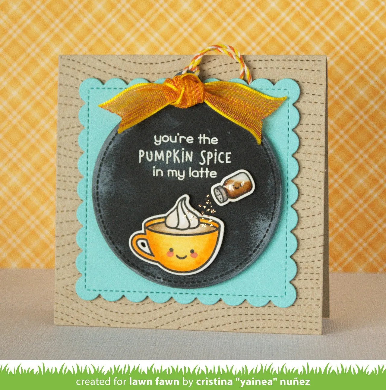 Lawn Fawn Stitched Woodgrain Backdrop Stanze Holz