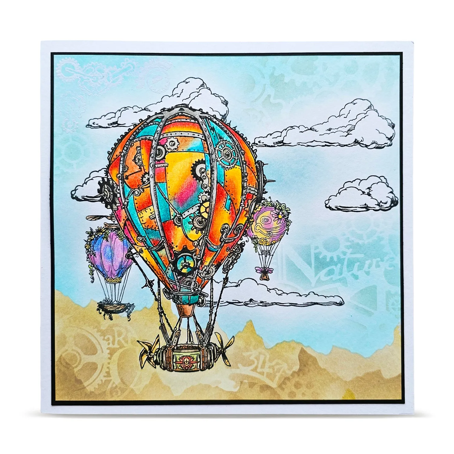 AALL and Create TP-1454 Sky Mechanism Stempelset A6