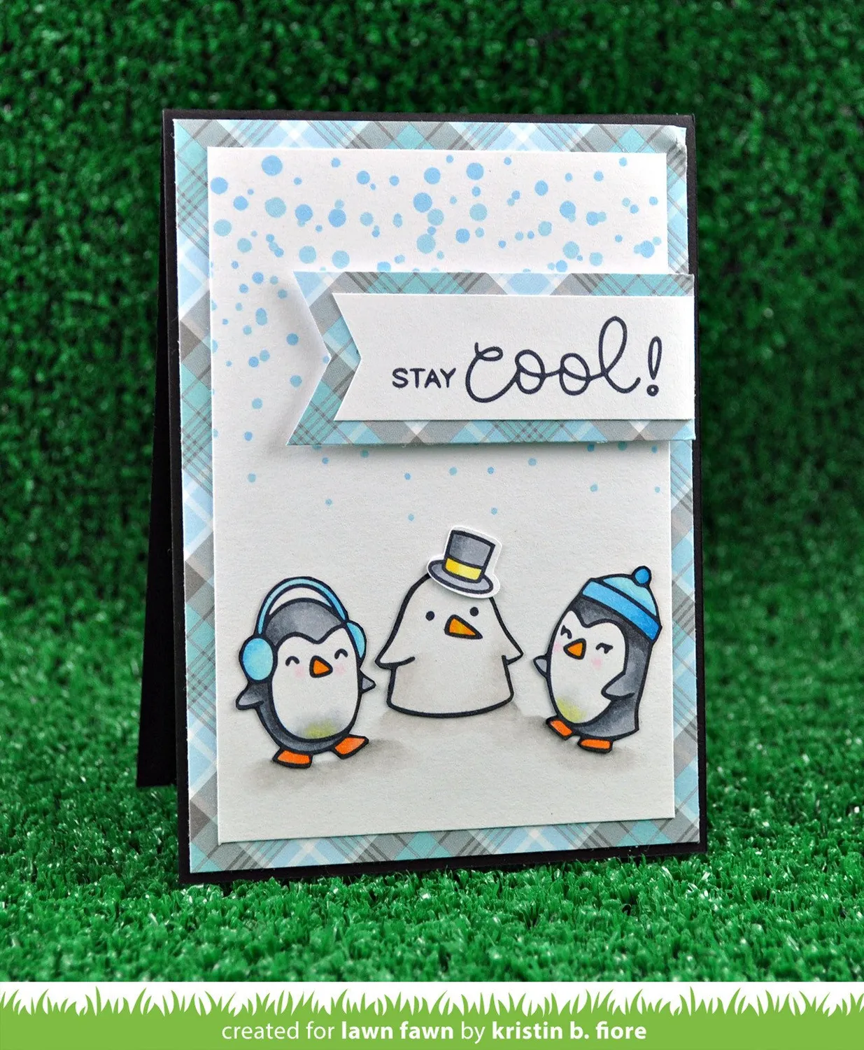 Lawn Fawn Snow Cool LF1226 Stempelset Pinguine Winter