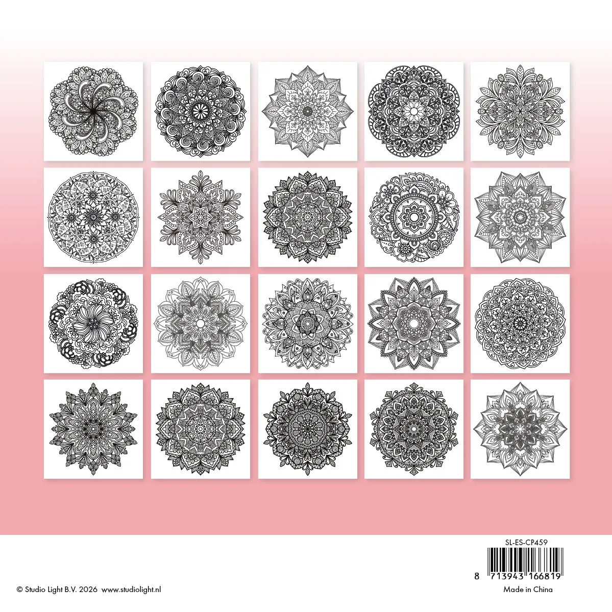 StudioLight Essentials Malpapier Mandala 02 20 Blatt