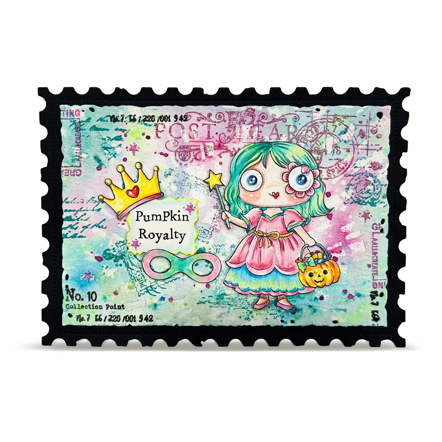 AALL and Create TP-1423 Pumpkin Princess Stempelset A7 Halloween
