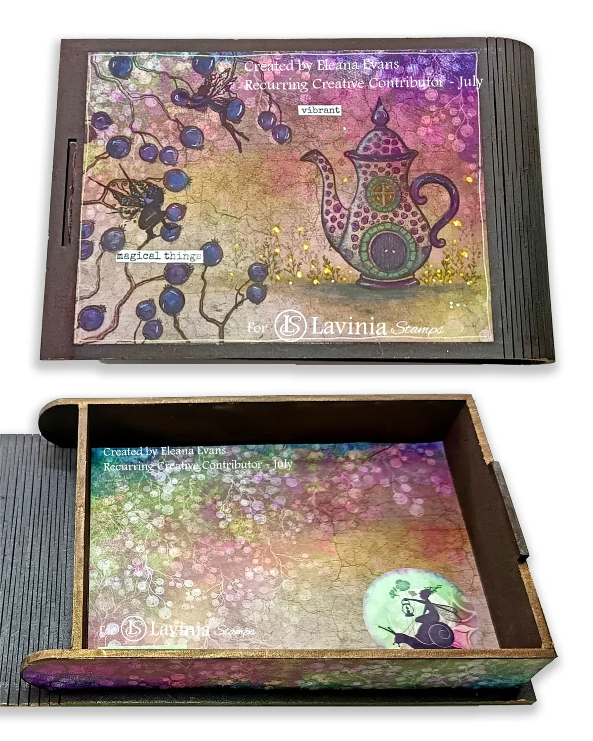 Lavinia-Stamps Berry Branch Stempel Photopolymer Beere