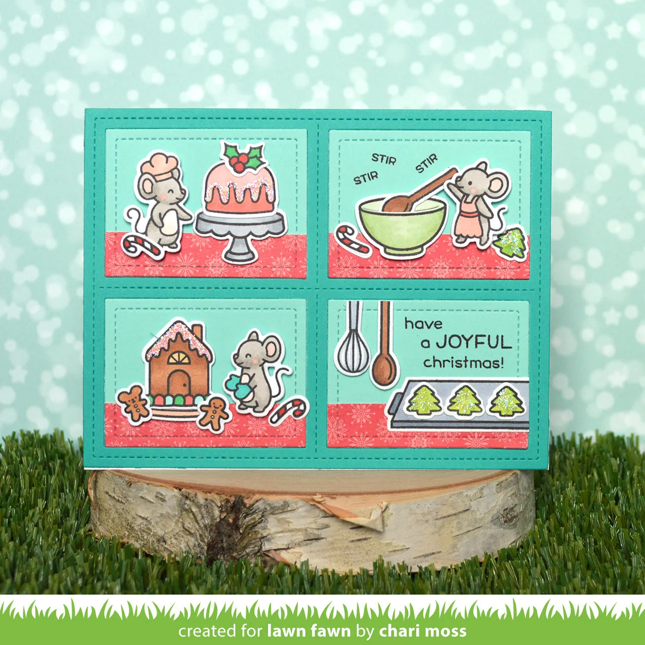 Lawn Fawn A Creature Was Stirring Stempel LF2415