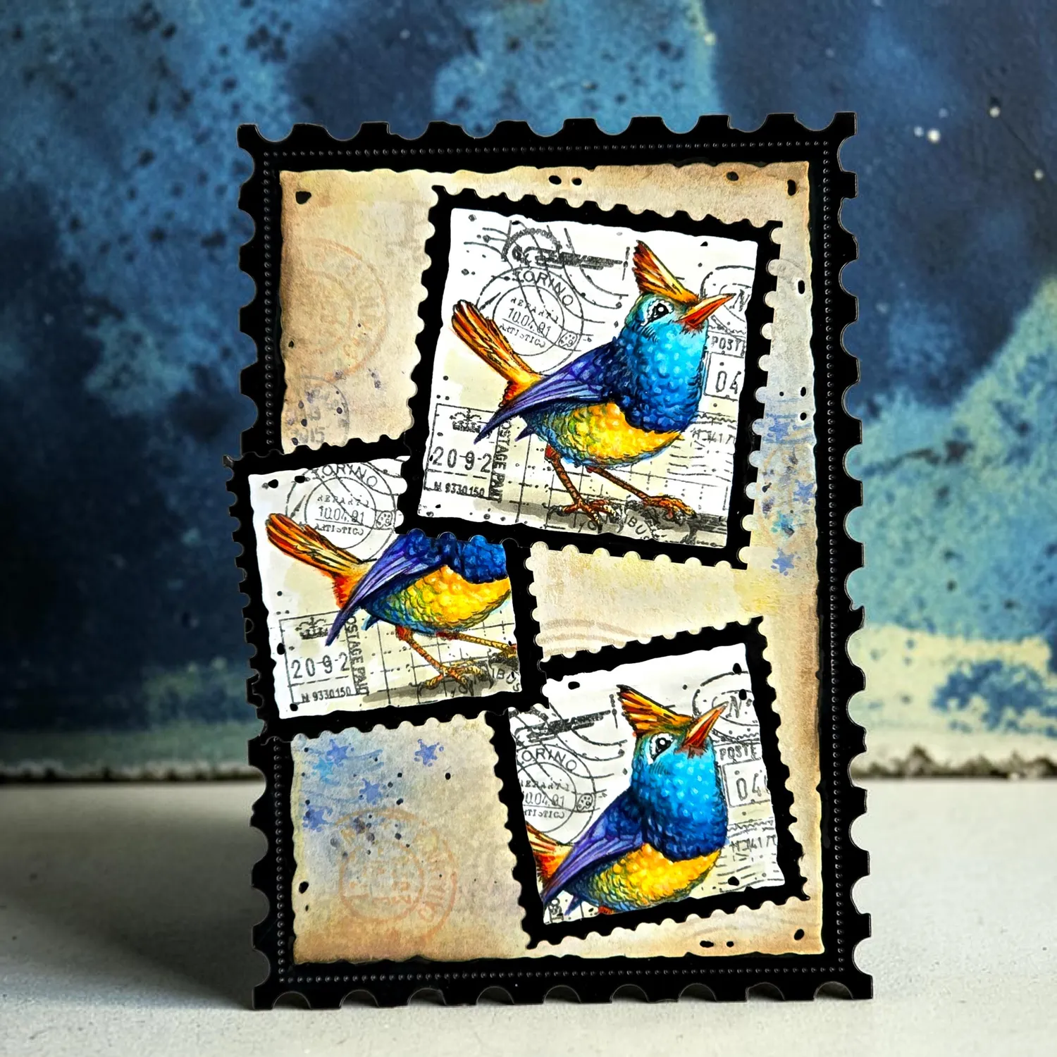 AALL and Create TP-1443 Miniature Postage Stempel A6 7 Motive
