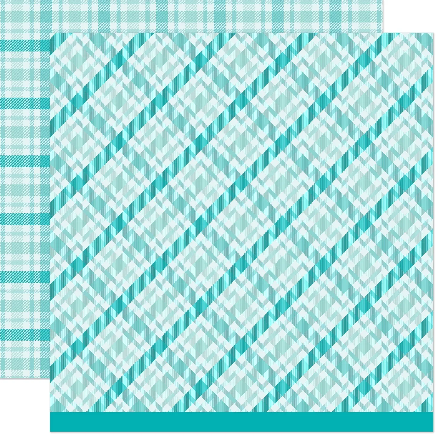 Lawn Fawn Peppermint Tea Designpapier 30x30cm Karo