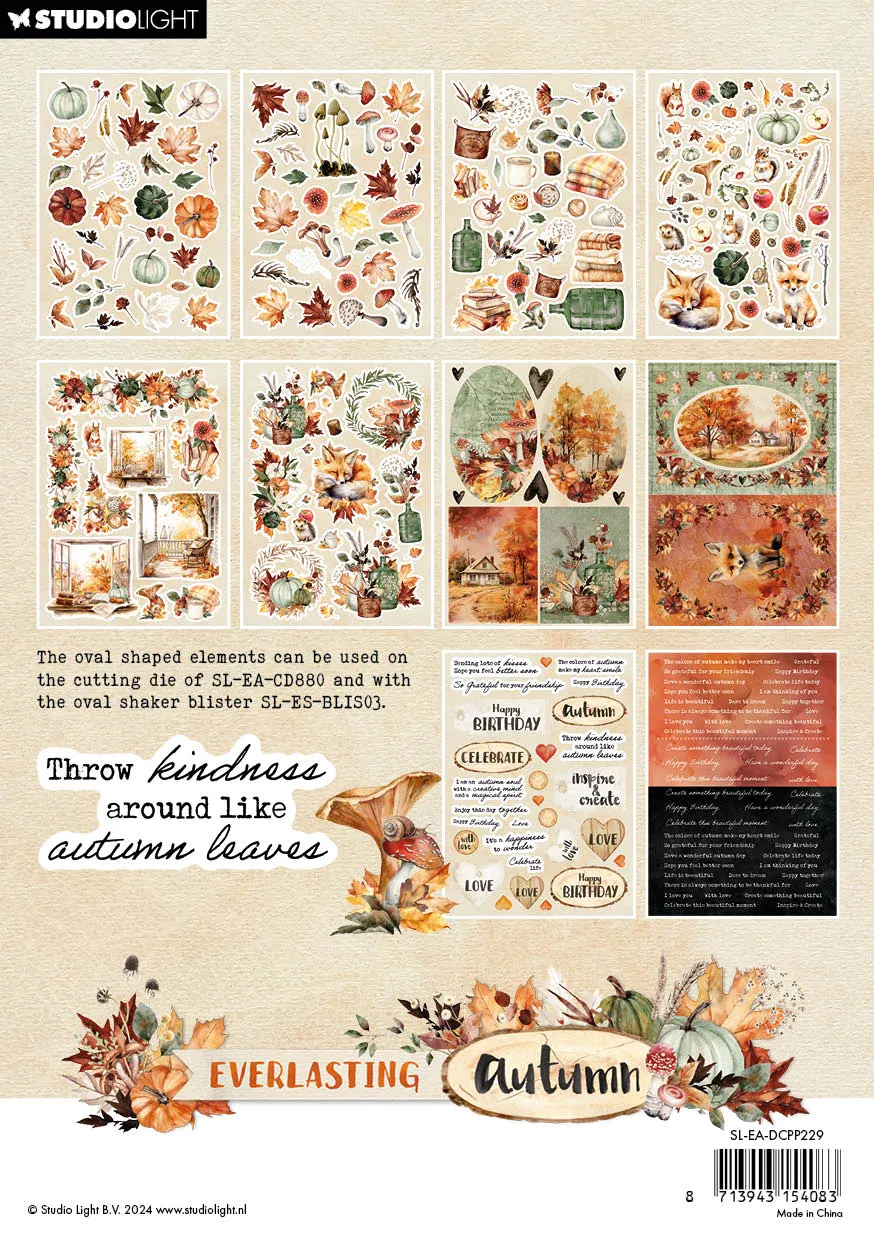 StudioLight Everlasting Autumn Die-Cut Papier-Elemente Herbst A5