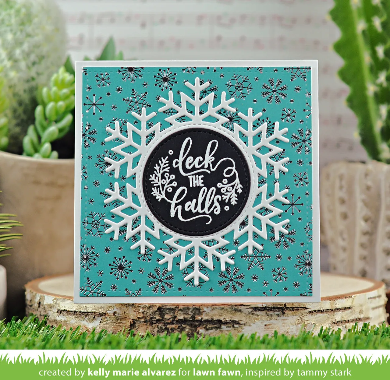 Lawn Fawn Magic Holiday Messages Stempelset Grüße