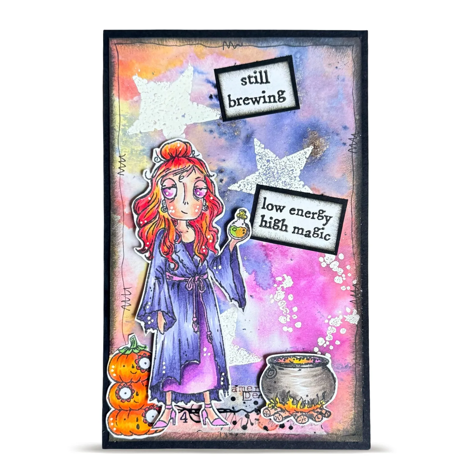 AALL and Create TP-1428 Mystic Dee Stempelset A7 klar
