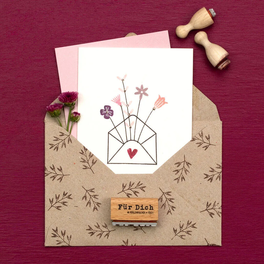 Perlenfischer Bellflower Mini Stempel 10x9 mm Blume
