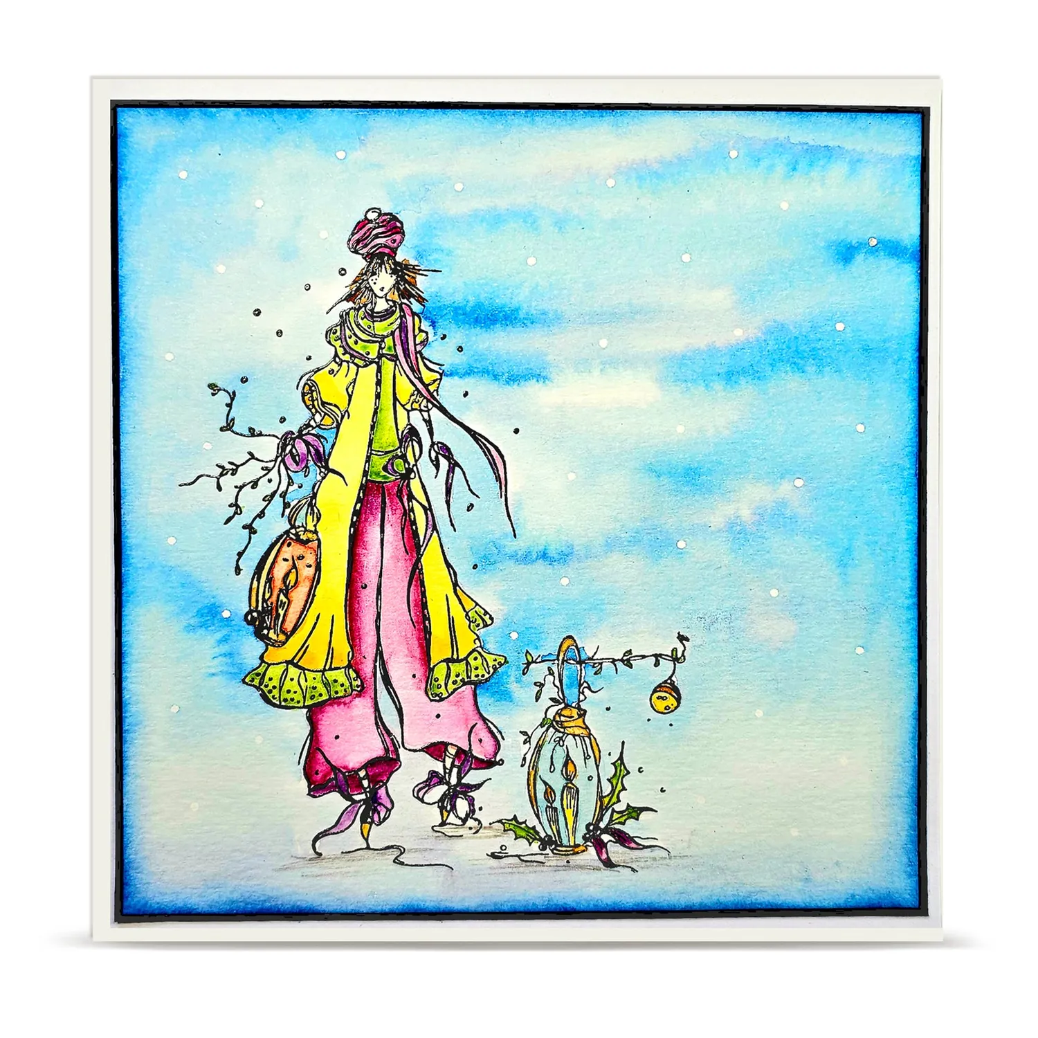AALL and Create TP-1468 Evergreen Dreamer Stempelset A6 7-teilig