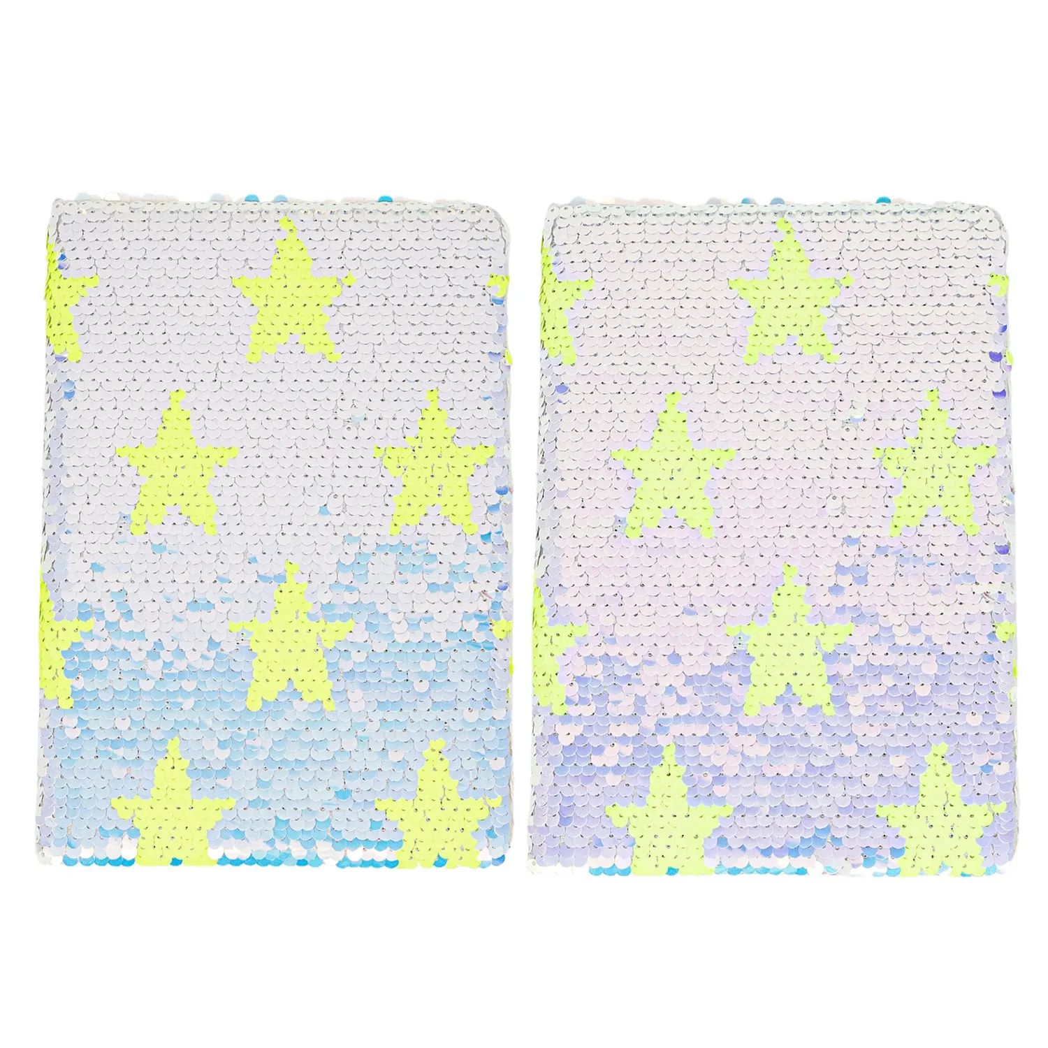 Ieebee Shining Stars Notizbuch A5 Pailletten Mermaid blanko