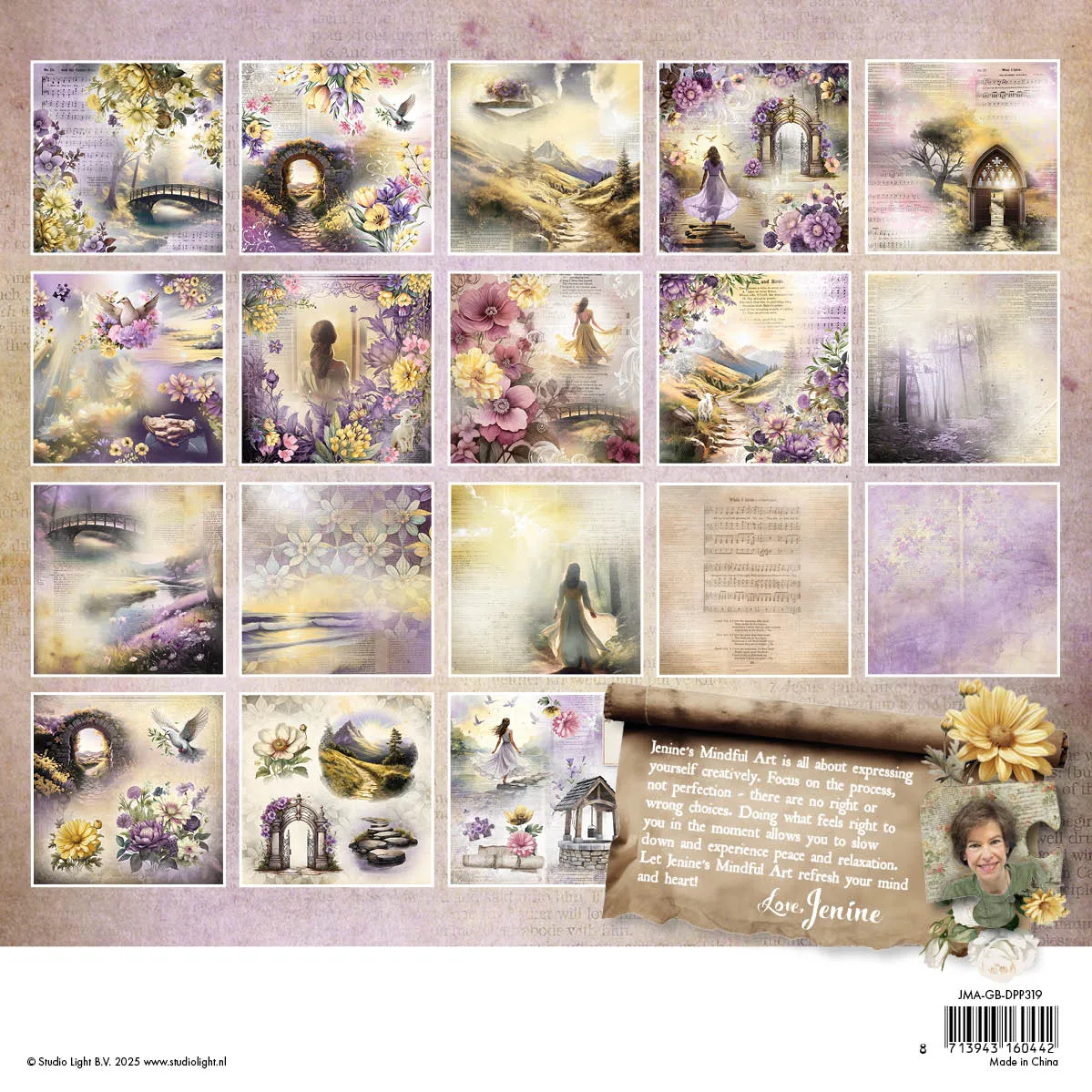 StudioLight Jenine's Mindful Art Collagepapier Growing Blooming
