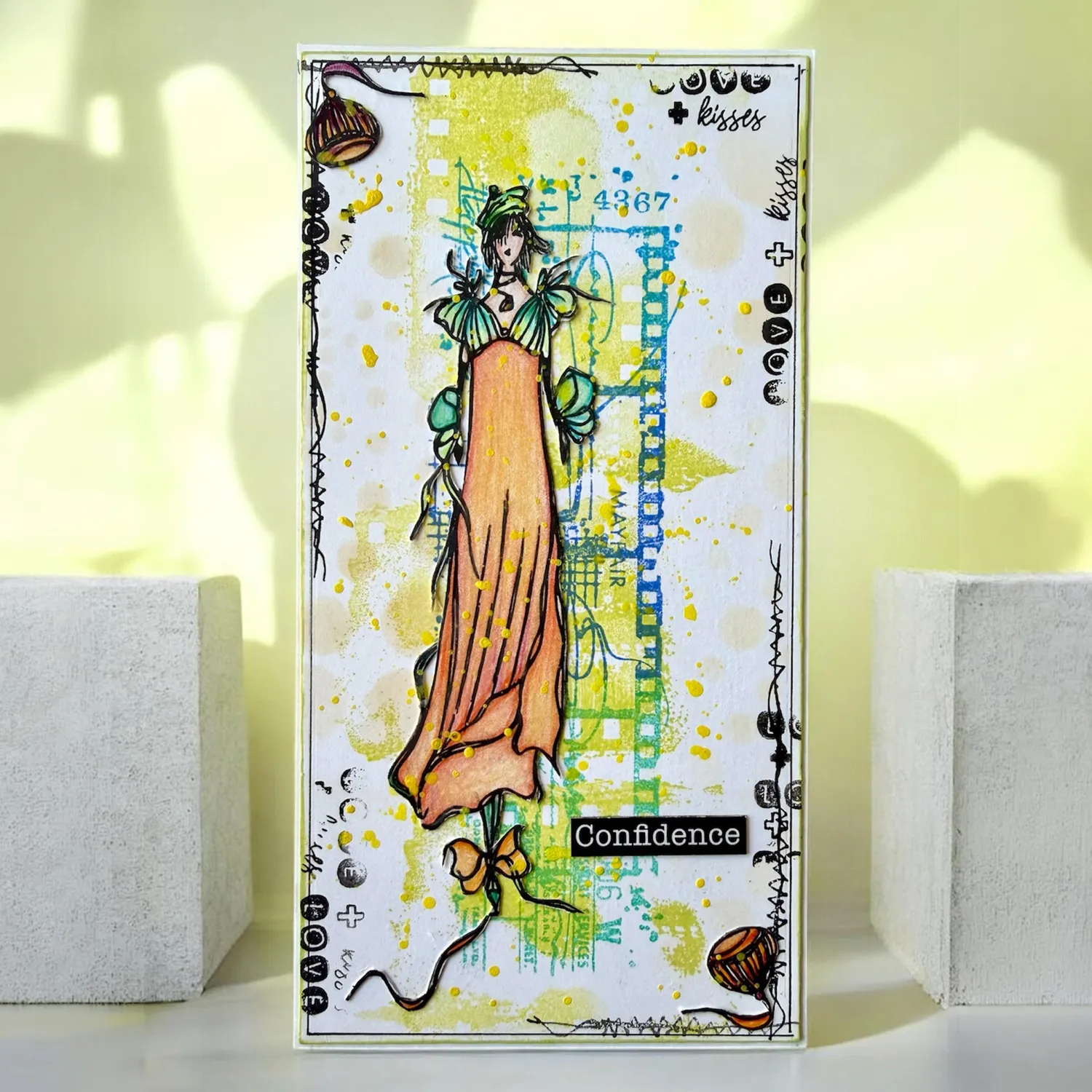 AALL and Create TP-1430 Reflections in Motion Stempel A6