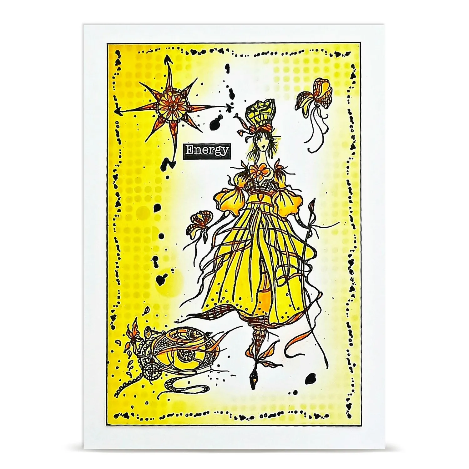 AALL and Create TP-1464 Aerial Mechanica Stempel A6 6-teilig mechanisch