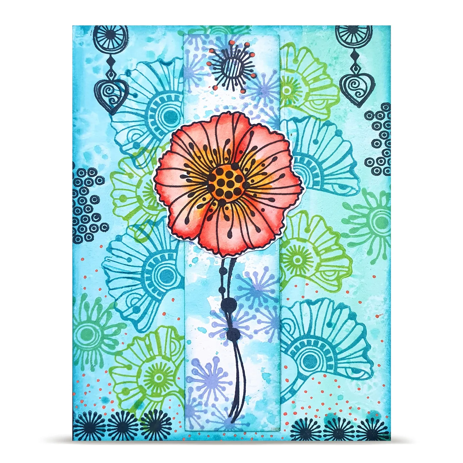 AALL and Create TP-1461 A6 Stempel Frise Pendentifs 9-teilig