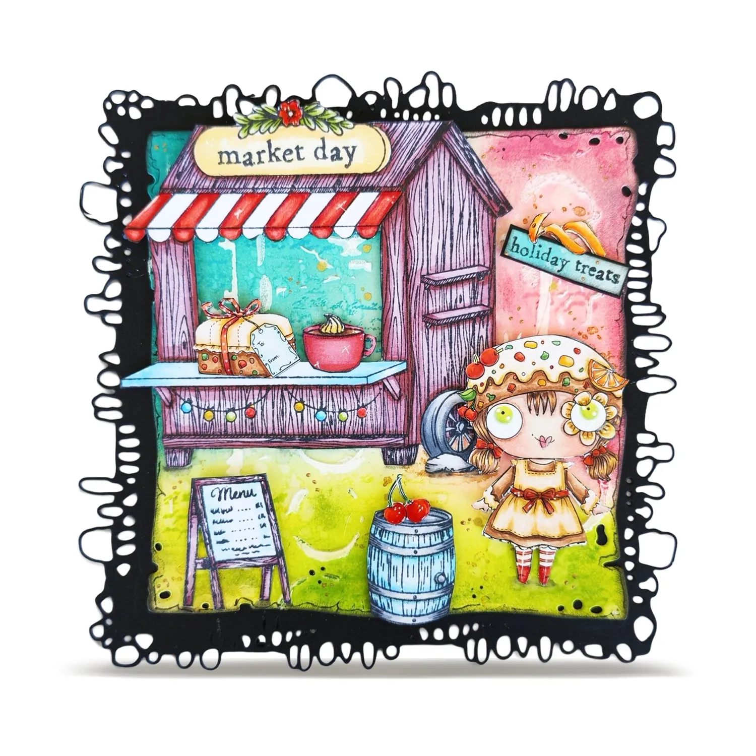 AALL and Create TP-1385 Fruitcake Stempelset A7 klar